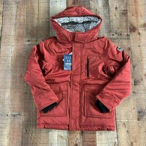 Abercrombie and Fitch Kids orange bomber coat 9/10